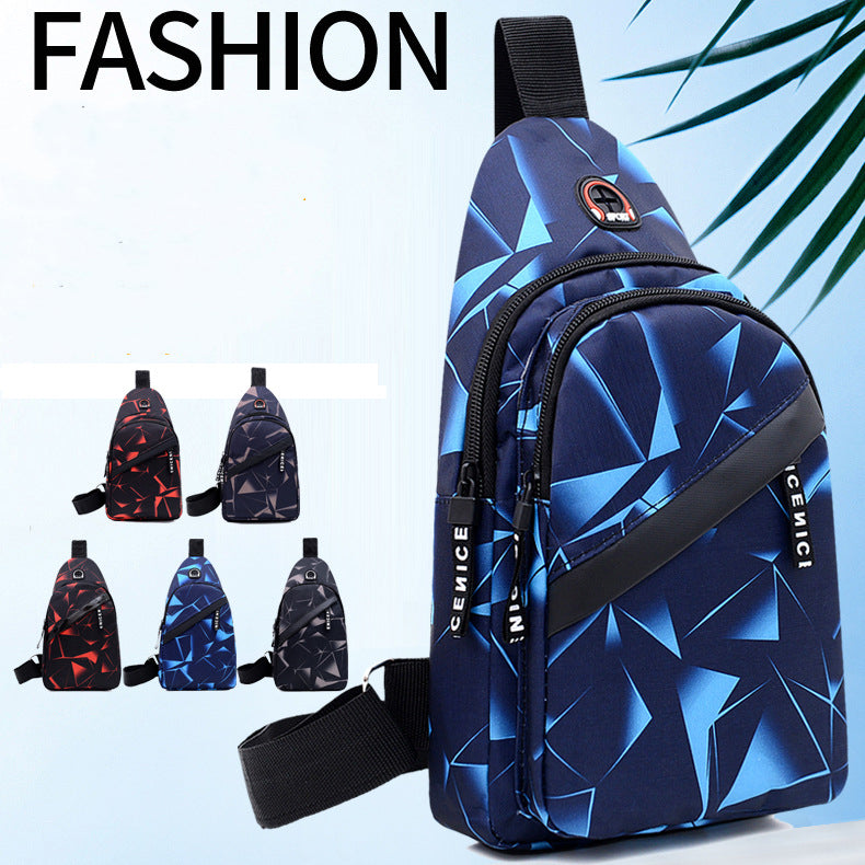 Carry Men's Printed Chest Bag