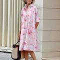 Nova Floral Printed Shirt Dress