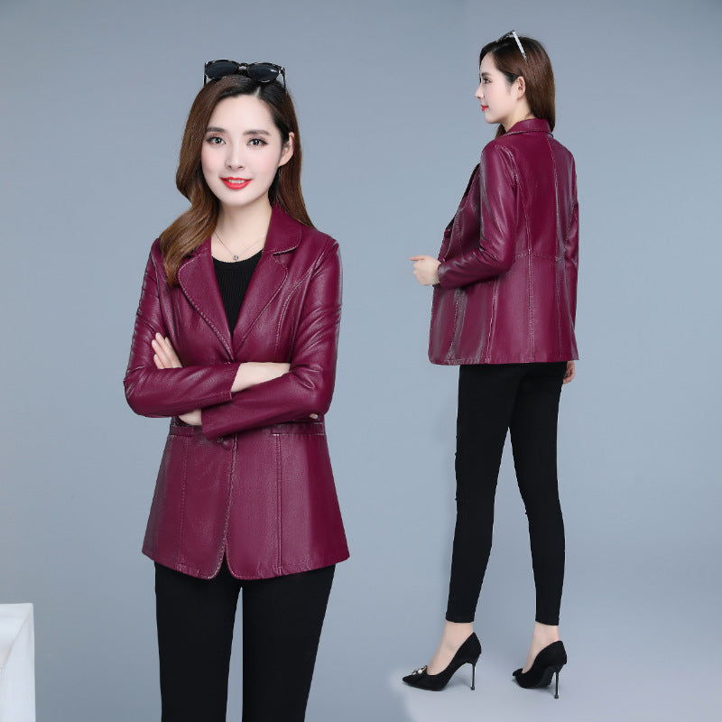 Halo Bexley Slim Short Leather Jacket