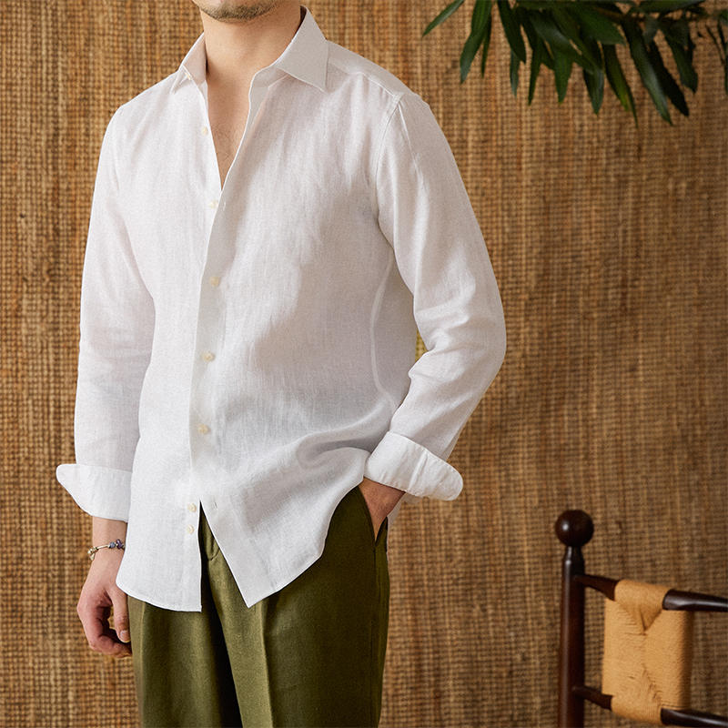 Metro Bexley Men's Linen Long-Sleeve Shirt