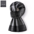 Ember Men's Wool Plaid Scarf