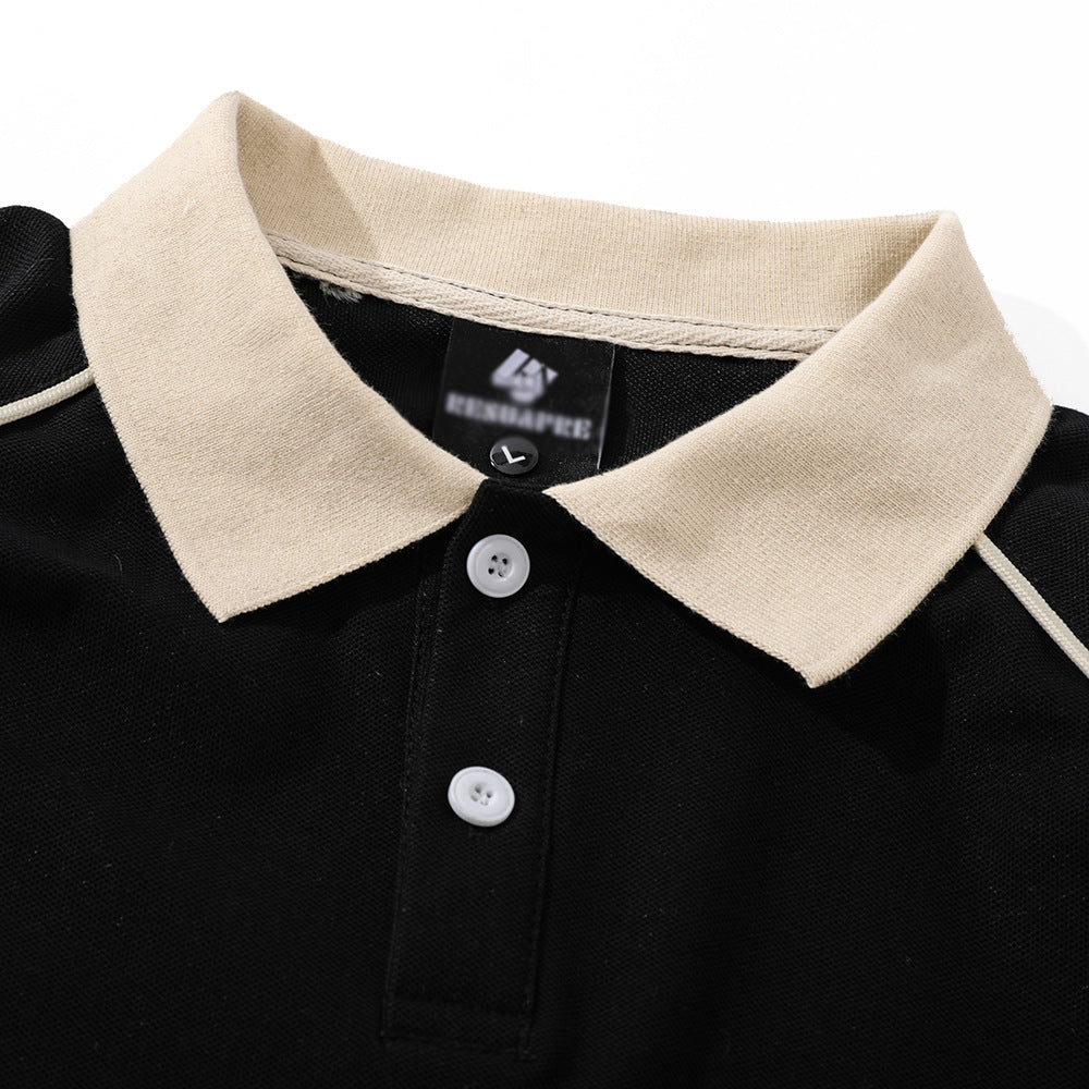 Metro Men's Short-Sleeve Letter-Print Printed Polo Shirt