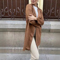 Lumen Velvet Trench Coat