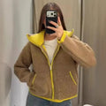 District Men's Knit Contrast Bomber Jacket