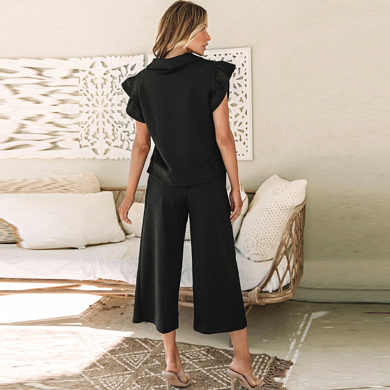Sera Ruffled Two-Piece Set