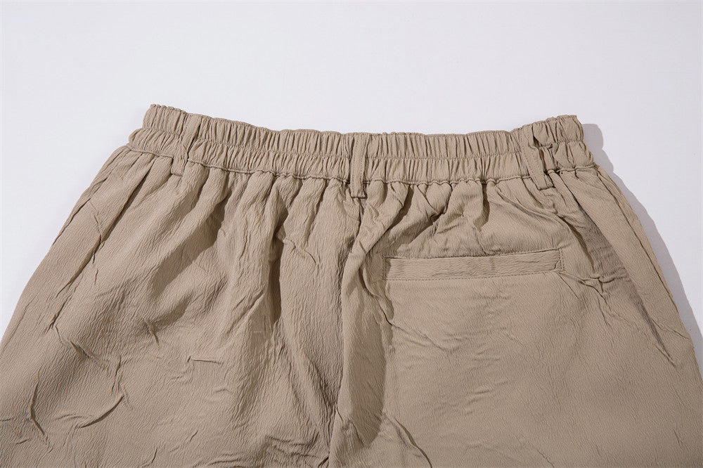 Rover Men's Pleated Solid Shorts