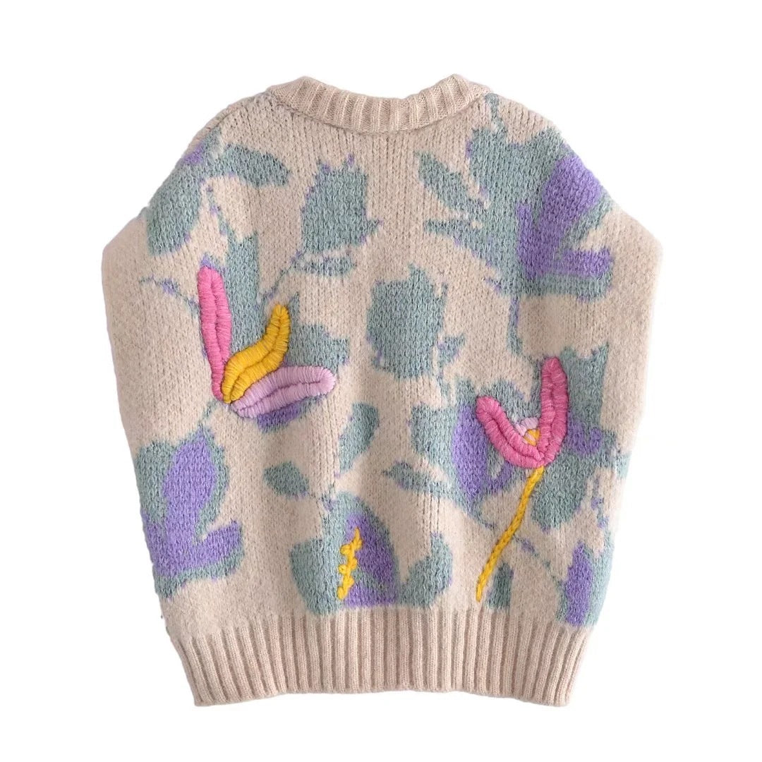 Hearth Relaxed V-Neck Knit Vest