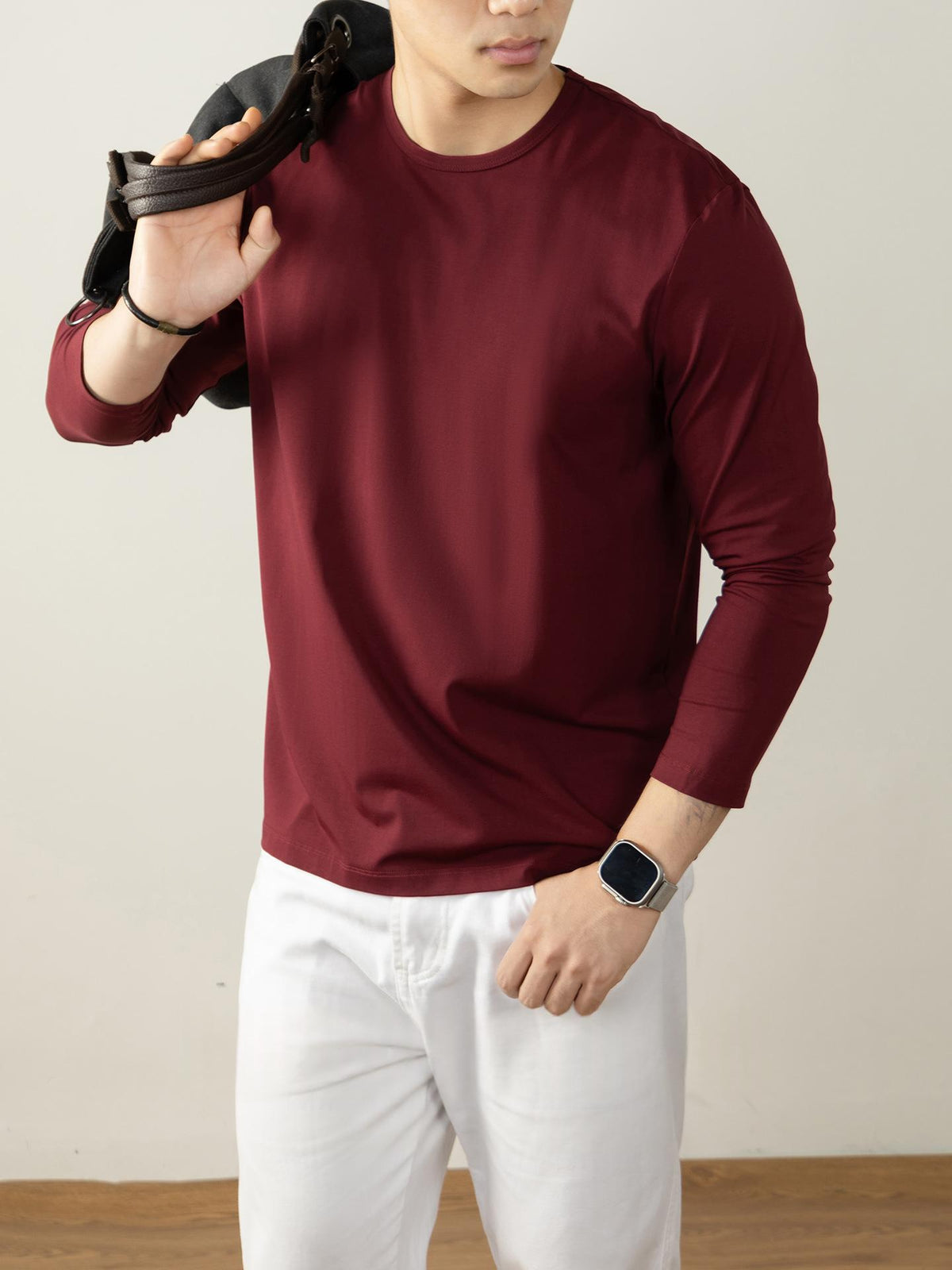 Archive Men's Cotton Long-Sleeve T-Shirt