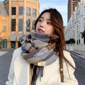 Ember Long Plaid Scarf