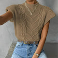 Hearth Knit Turtleneck Vest
