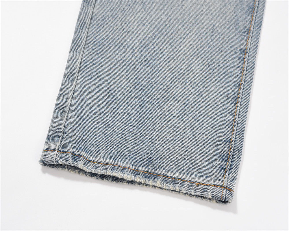 Indigo Isla Men's Straight Jeans
