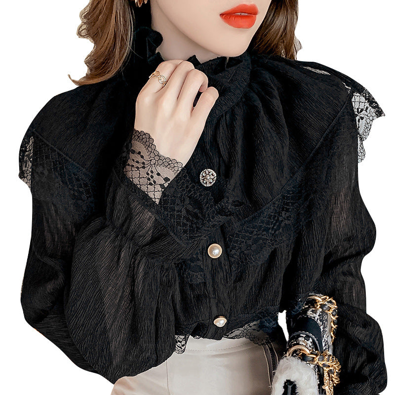 Aurelia Lace Button Shirt