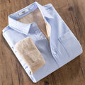 Metro Men's Fleece-Lined Long-Sleeve Shirt