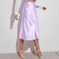 Sway Arden Satin High-Waist Midi Skirt