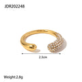 Lune Elan Stainless Steel Ring
