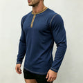 Metro Calder Men's Long-Sleeve Henley Shirt