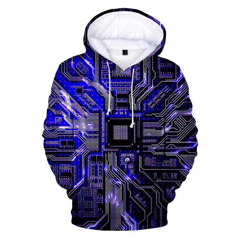District Bexley Men's 3D-Print Hoodie