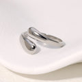 Lune Stainless Steel Titanium Steel Minimalist Ring