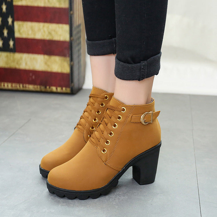 Stride Arden Chunky Ankle Boots