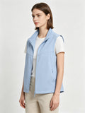 District Men's Fleece-Lined Zip-Up Stand-Collar Vest