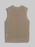 Hearth Acrylic Cable-Knit Crew-Neck Sweater Vest