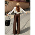 Indigo Garnet Wide-Leg Jeans