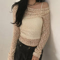 Aurelia Lace Long-Sleeve Blouse