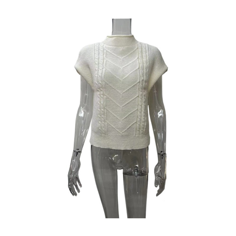 Hearth Knit Turtleneck Vest