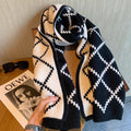 Ember Wool Plaid Scarf