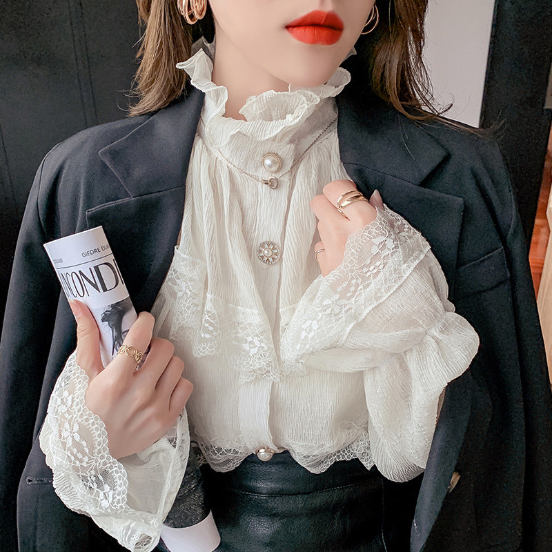 Aurelia Lace Button Shirt