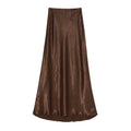 Sway Satin High-Waist Tie-Dye Midi Skirt