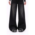Indigo Washed Retro Straight Jeans