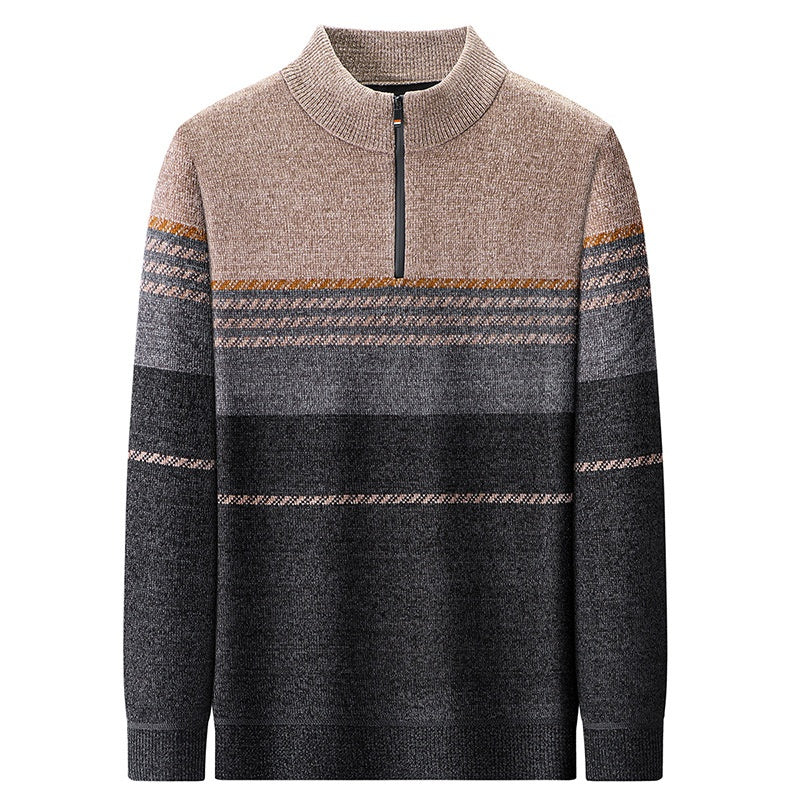 Atlas Men's Fleece-Lined Half-Zip Sweater