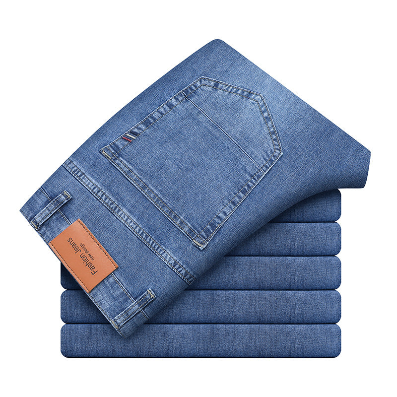 Indigo Men's Slim Straight Jeans