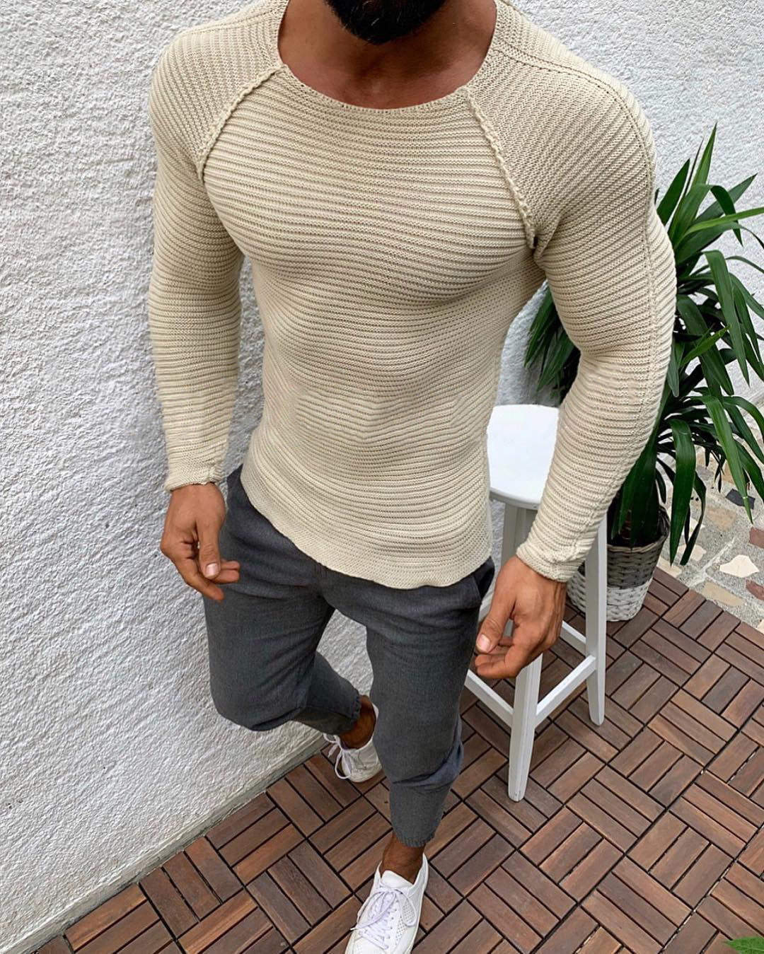 Atlas Men's Knit Slim Pullover