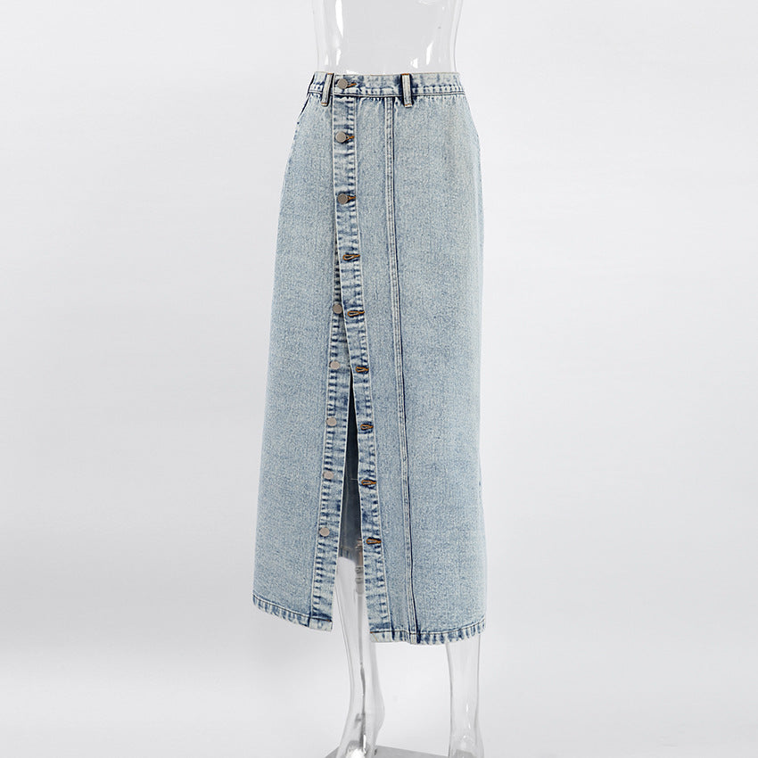 Sway Arden Retro Denim Skirt
