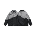 District Men's Lapel Denim Jacket