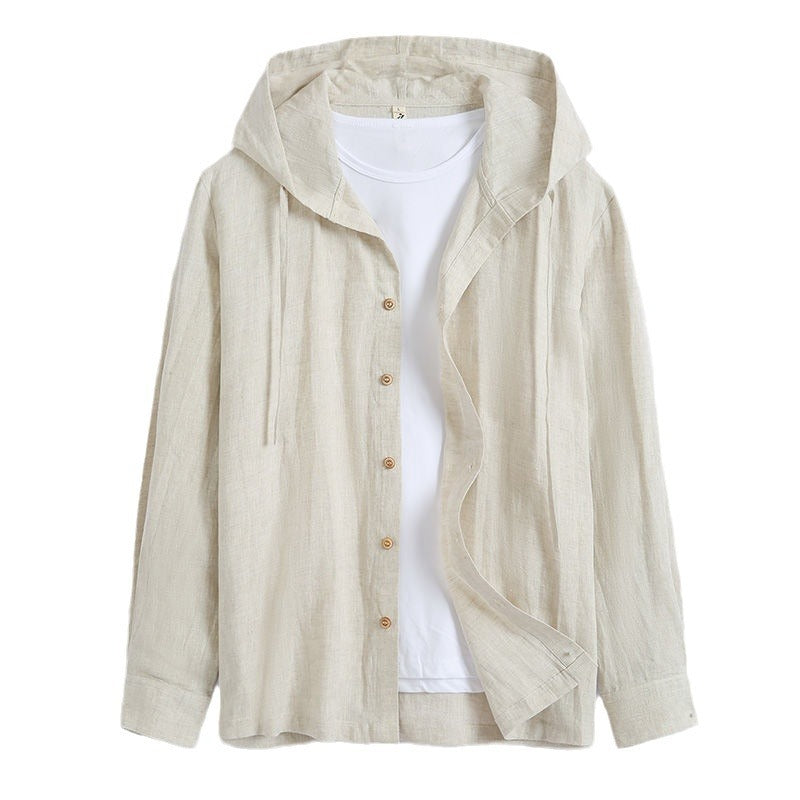 Metro Men's Linen Solid Shirt