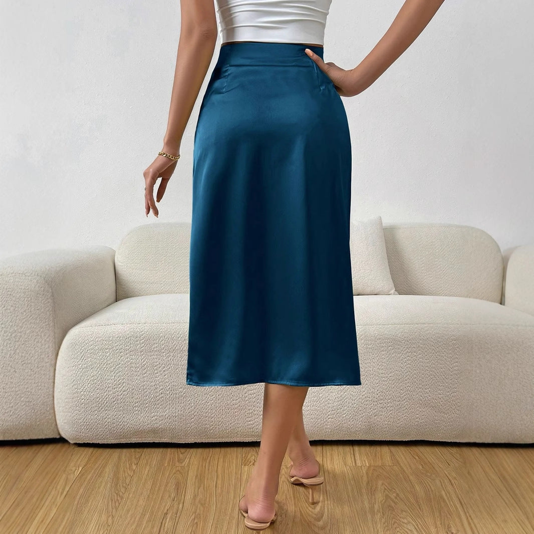 Sway Arden Satin Pleated Skirt