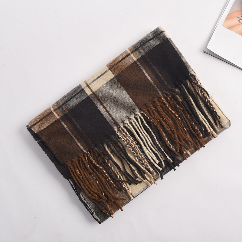 Ember Long Plaid Scarf