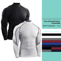 Velocity Men's Quick-Dry Long-Sleeve Turtleneck Top