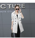 Lumen Slim Mid-Length Trench Coat