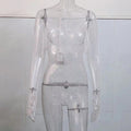 Aurelia Mesh Rhinestone Top