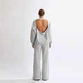 Sera Knit Open-Back Co-ord Set