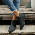 Stride Chunky Zip Water-Resistant Ankle Boots