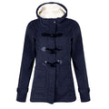 Lumen Wool Hooded Button Coat
