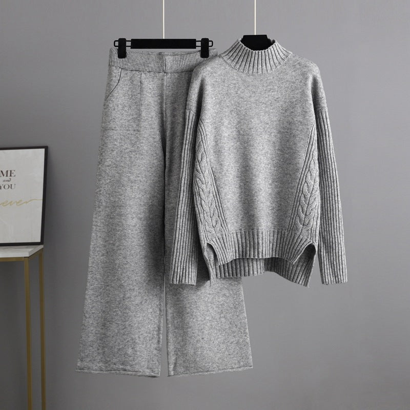 Sera Knit Wide-Leg Two-Piece Set