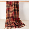 Ember Plaid Thick Scarf