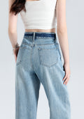 Indigo Orla Wide-Leg Jeans