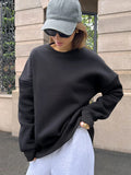 District Men's Crew-Neck Retro Solid Sweatshirt
